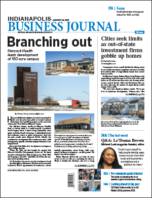 Cover of IBJ's January 24 issue