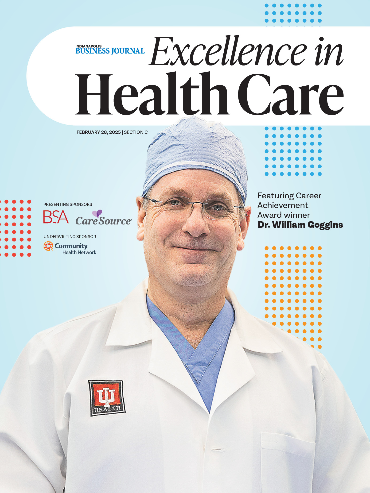 Cover of IBJ's 2025 Excellence in Health Care supplement