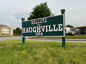 HAUGHVILLE SIGN