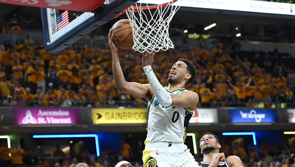 Pacers advance to second round of playoffs with OT win over Bucks