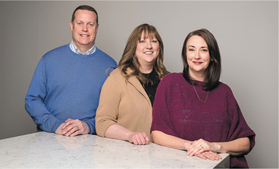 Professional photograph of staff from Milestone Business Solutions