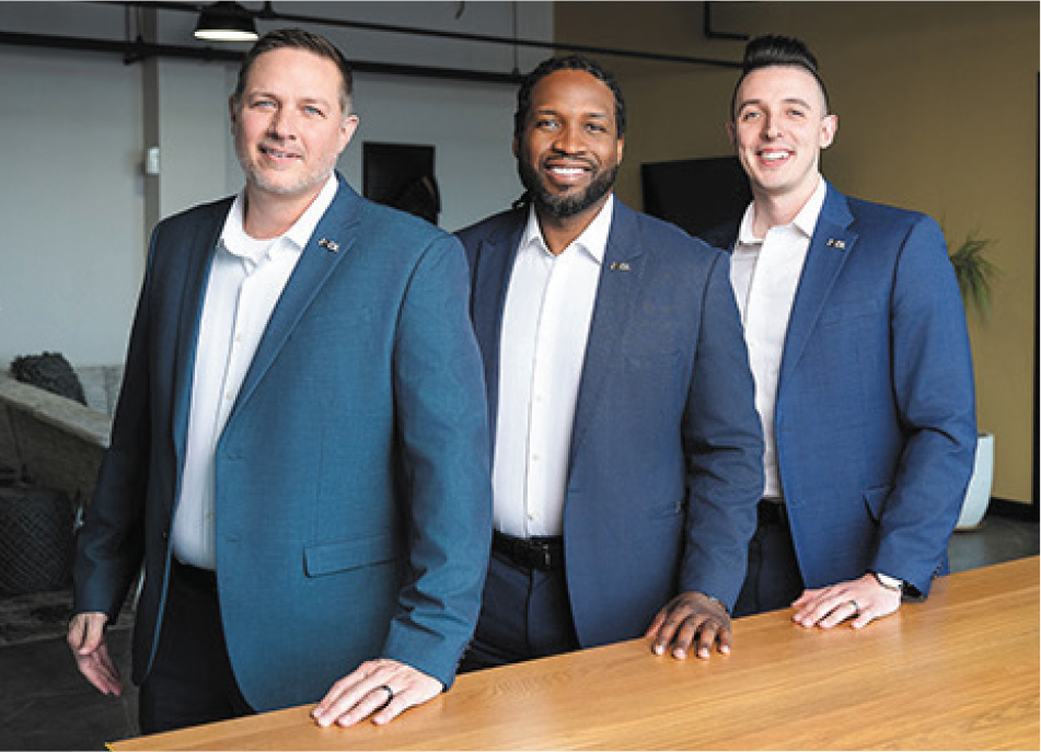 Professional photograph of staff from JQOL Inc