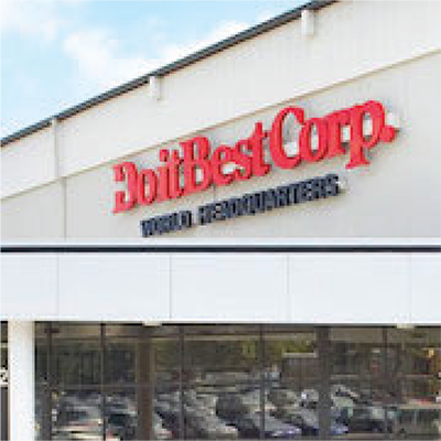 Do It Best Corp Headquarters sign on the front of a building