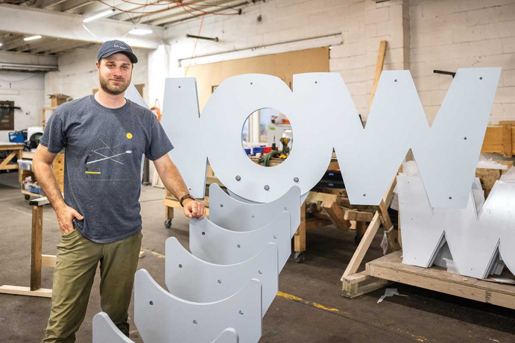 Public art takes shape at Cory Constantine’s 900 North Studios