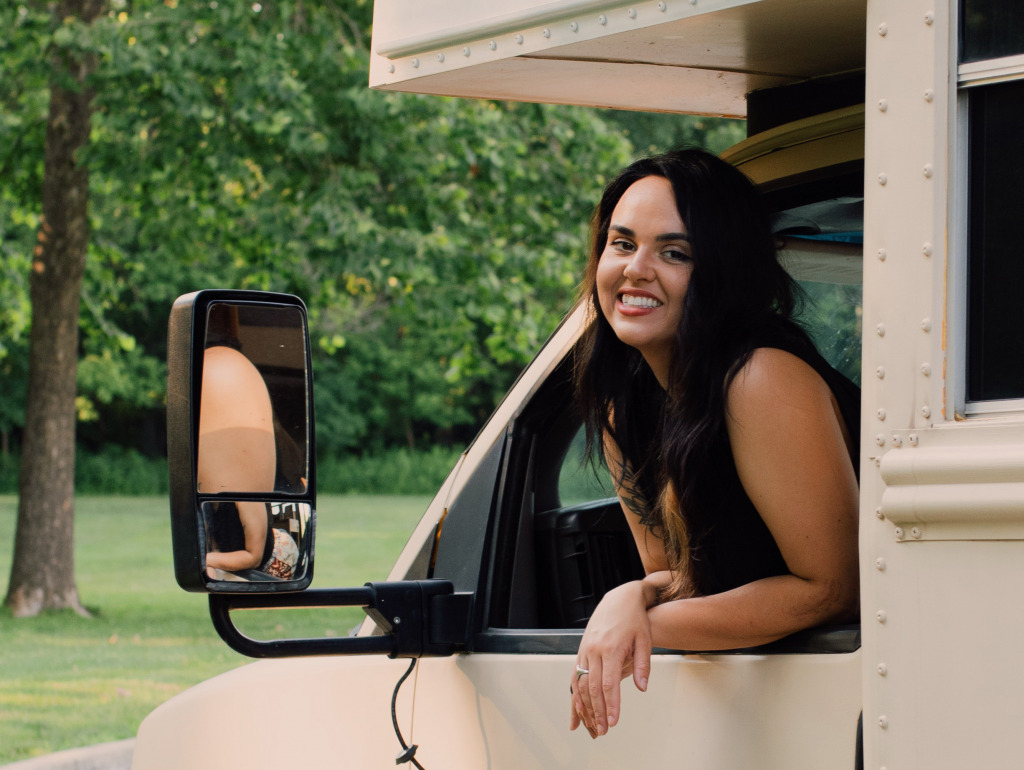 IBJ Podcast: She kept her job but hit the road, lived in a school bus and reclaimed her calling