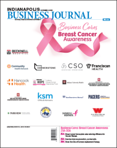 Cover of IBJ's 2025 Breast Cancer Awareness Business Cares edition