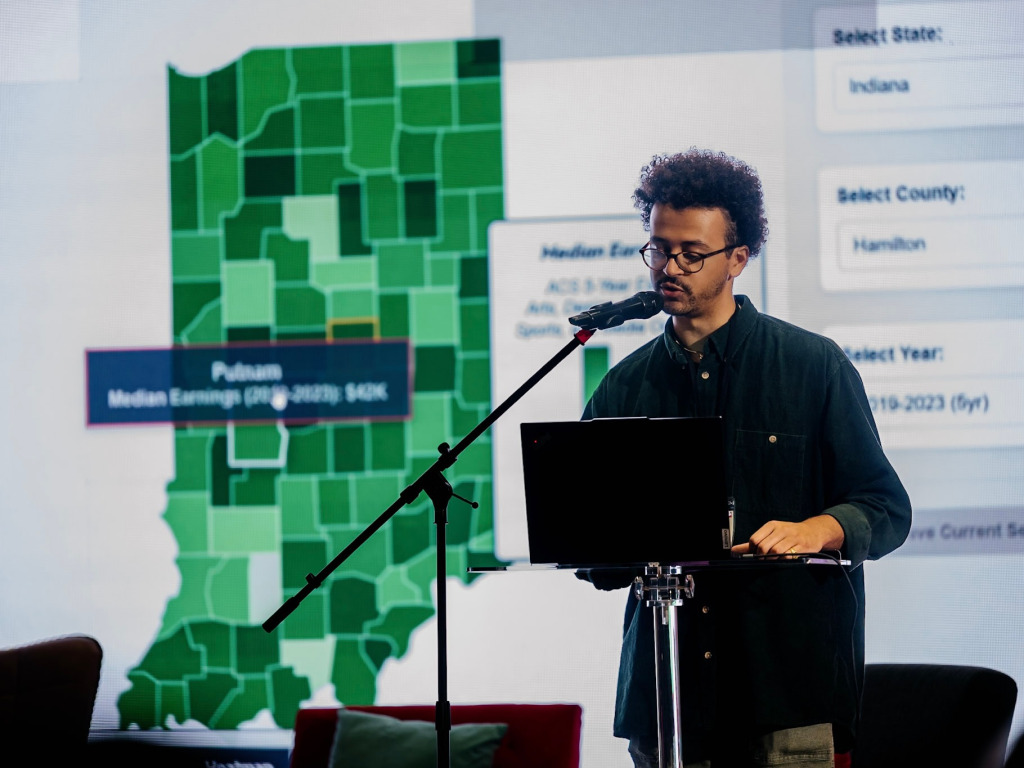 At creative economy conferences, data is the rock star