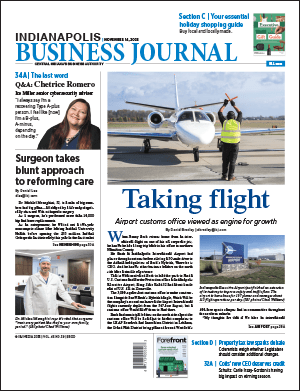 Cover of IBJ's November 14, 2025 issue