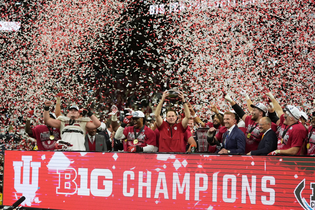 Indiana University wins Big Ten football title with upset over No. 1 Ohio State