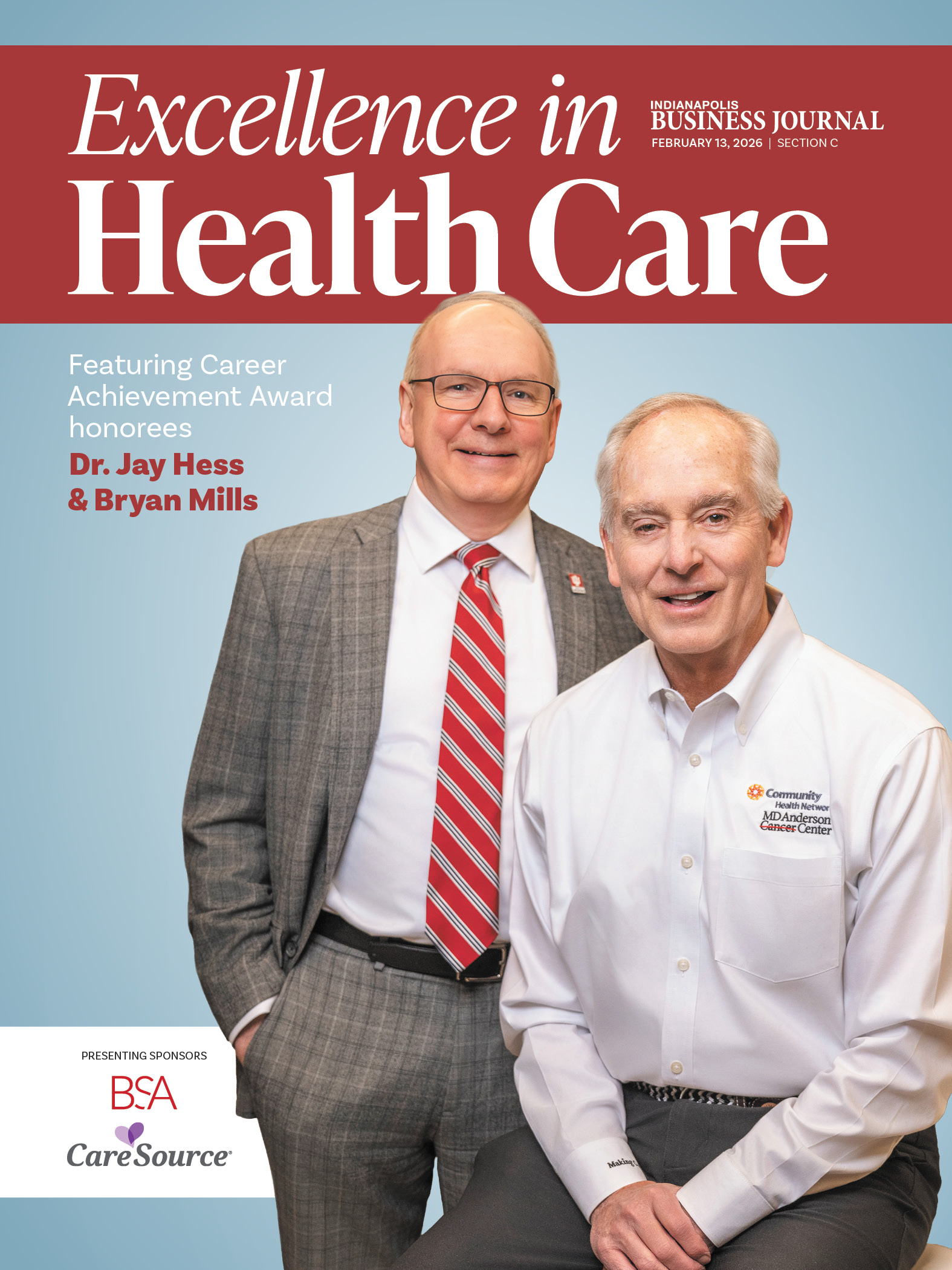 Cover of IBJ's 2026 Excellence in Health Care supplement