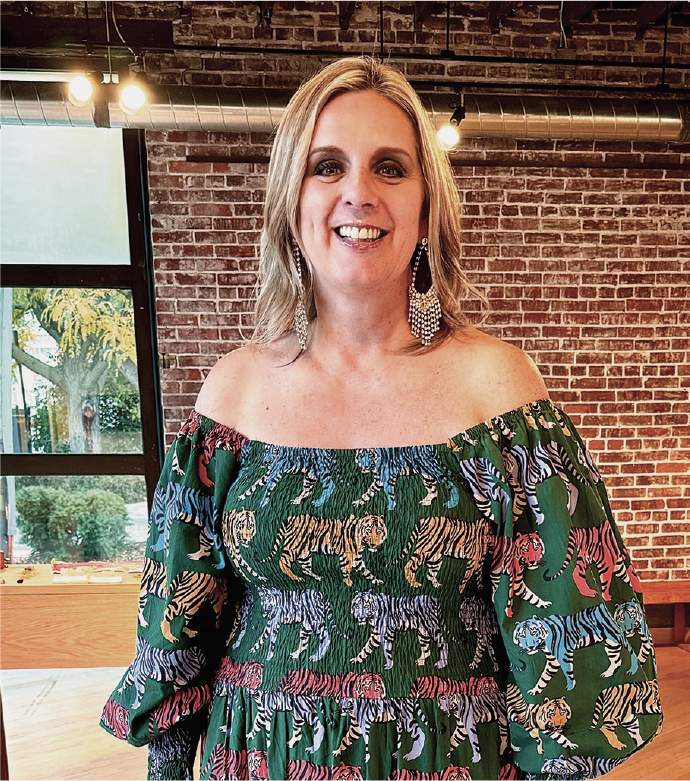 Photograph of a smiling woman