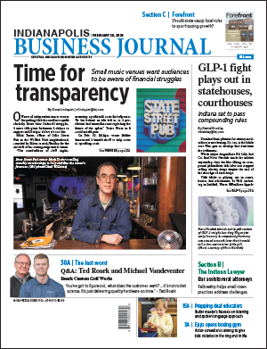 Cover of IBJ's February 20, 2026 issue