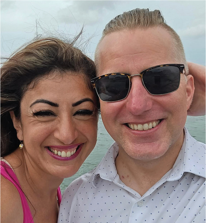 Photograph of a smiling couple