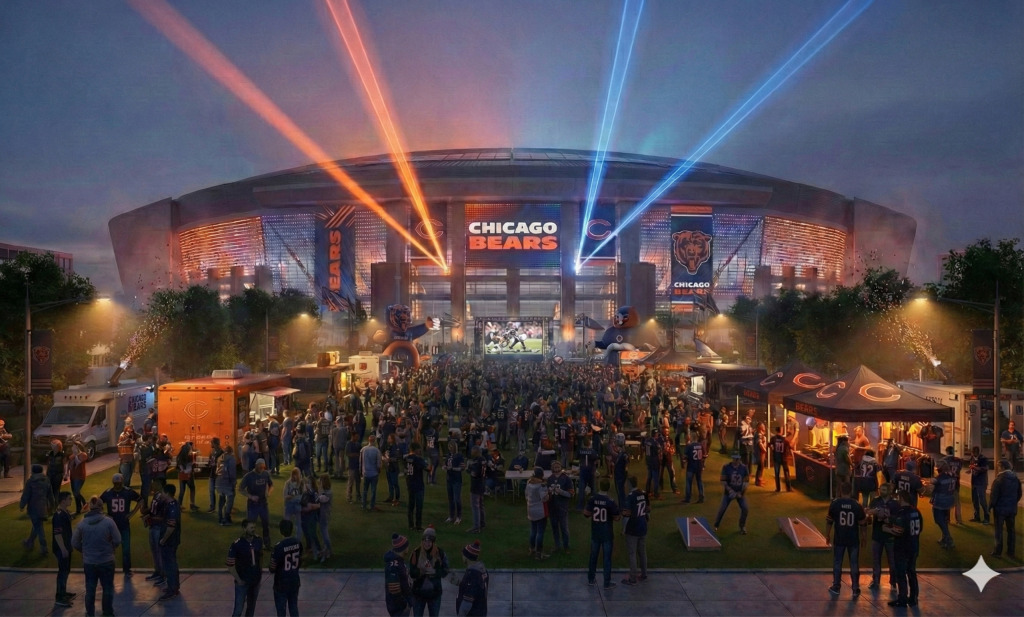 Portage pitches $5B lakefront stadium, entertainment district to Chicago  Bears – Indianapolis Business Journal