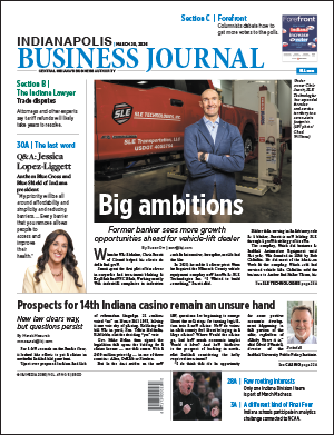Cover of IBJ's March 20, 2026 issue