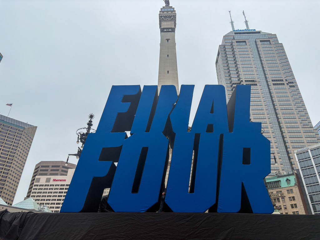 Final Four updates: Final Four logo goes up downtown; Wendy’s launches Final Four food giveaway