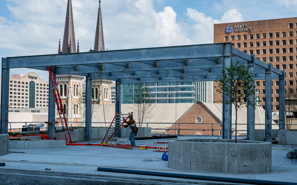 Signia Construction Photo gallery: Construction work progresses on Signia hotel, convention ...