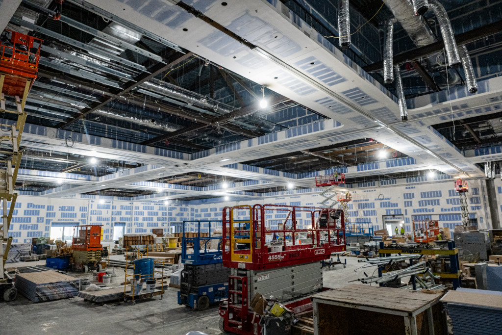Signia Construction Photo gallery: Construction work progresses on Signia hotel, convention ...