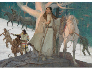 SACAJAWEA PAINTING