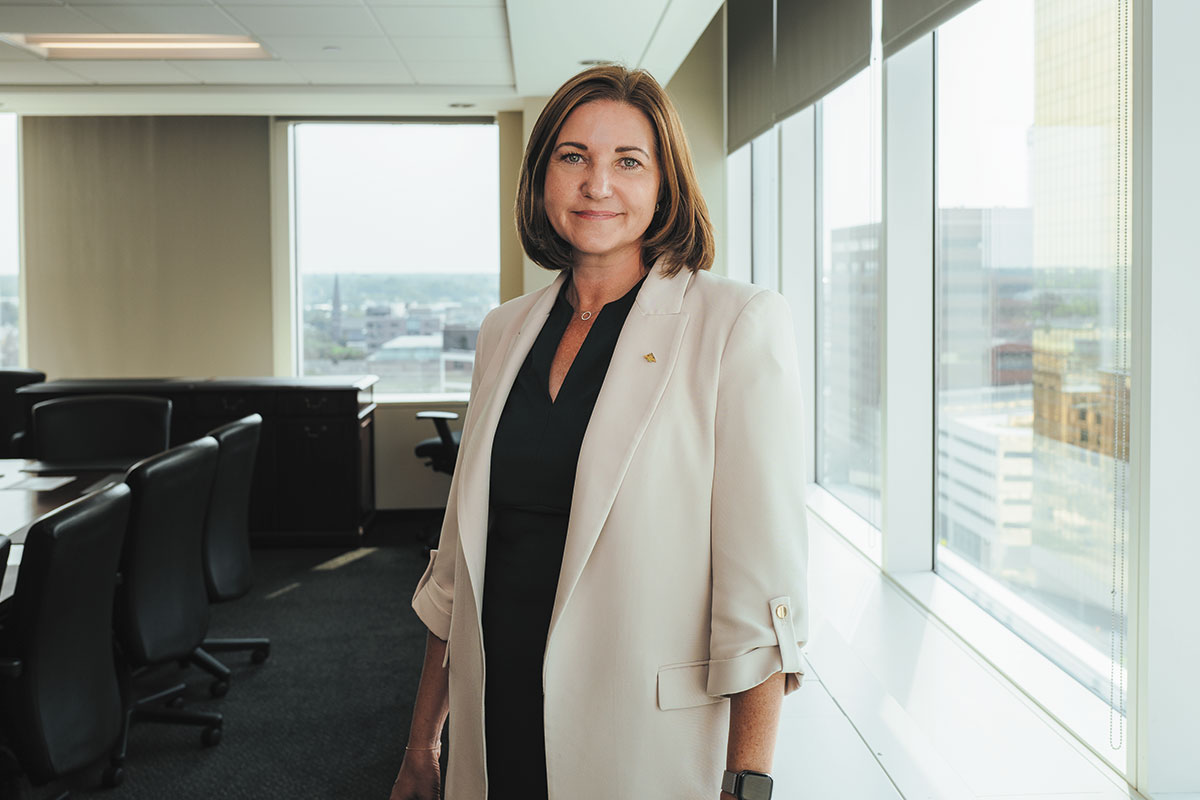 Q&A: Bank exec Jenny Lurkins brings math aptitude, social attitude into leadership role