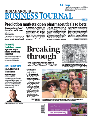 Cover of IBJ's September 11, 2026 issue